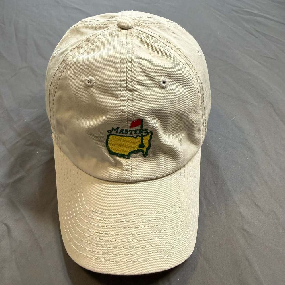 American Needle Masters Augusta National Golf Tournament  Khaki Hat Cap